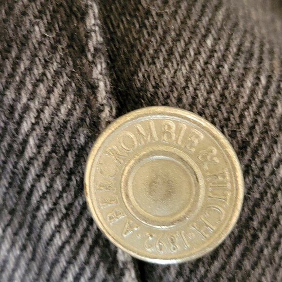 ABERCROMBIE & FITCH Black Distressed High Rise/Waist Jeans - Picture 9 of 13